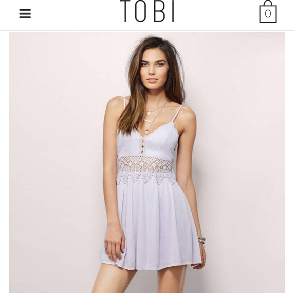 Tobi lavender crochet skater - Picture 2 of 6